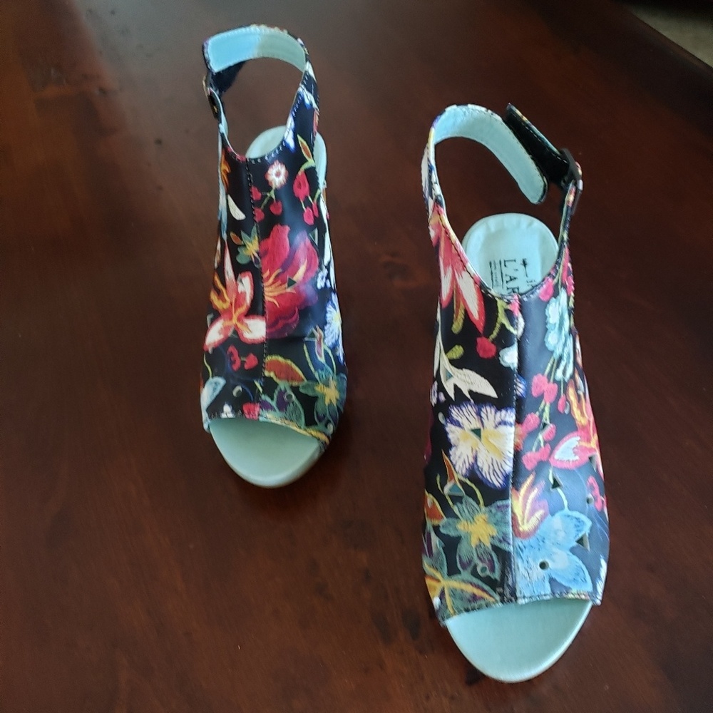 Flowered Bootie